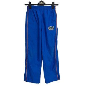 Florida Gators Boy's Blue and Orange Striped Track Pants Size M